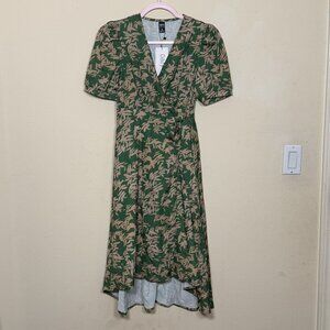 Dazy Maxi dress print green - new with tag XS